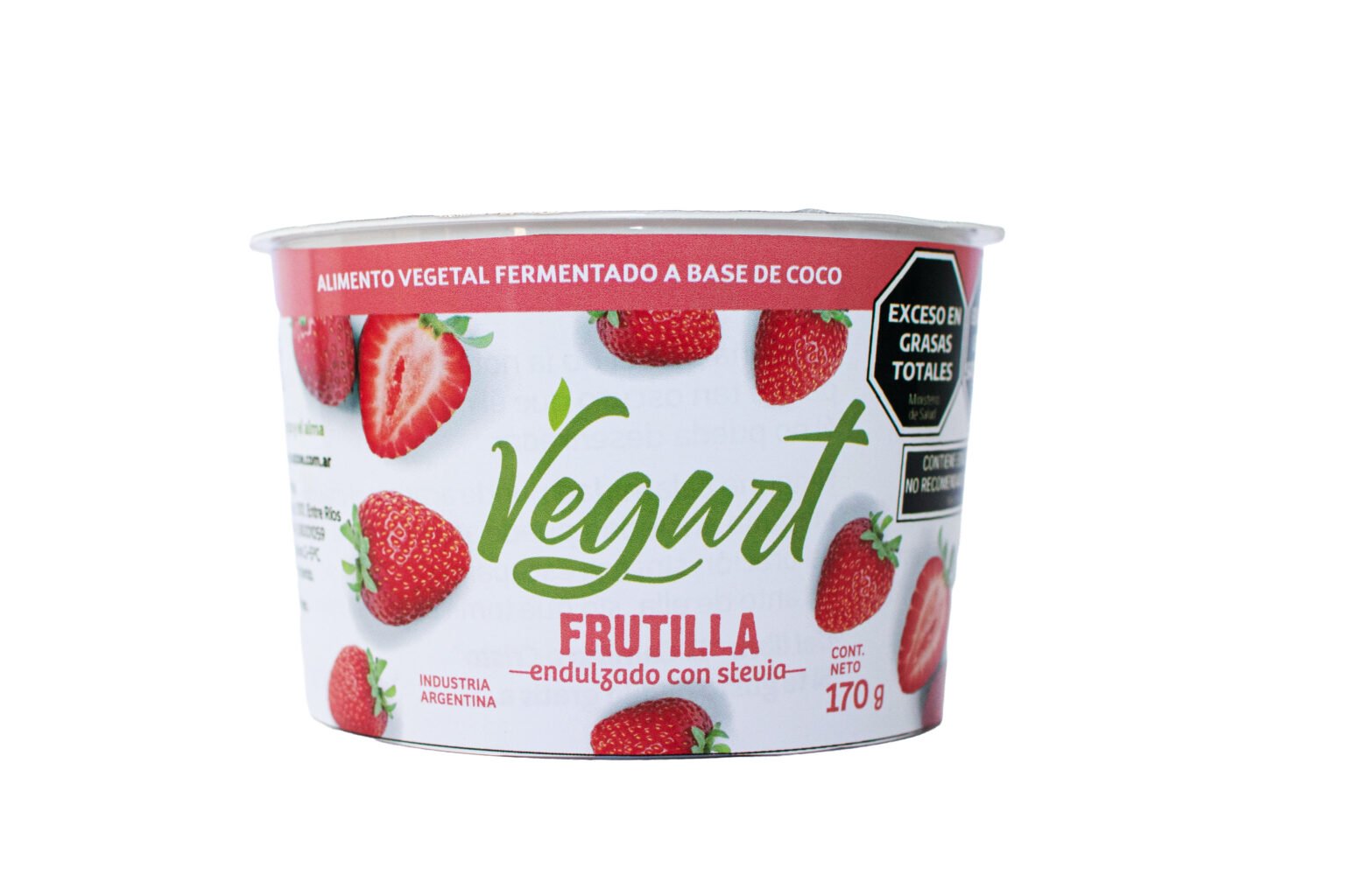 Yogurt Vegano sabor frutilla